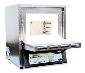 Муфельная печь Nabertherm L 9/13 с каменной изоляцией и откидной дверцей