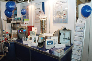 Стенд компании Wiegand International на выставке «Аналитика Экспо 2011»