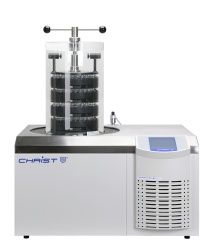Лиофильная сушка Martin Christ Gamma 2-16 LSCplus, комплект с 4 полками 250 мм с запечатывающим устройством 