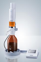 Бюретка цифровая Hirschmann Opus titration 20 мл с бутылкой темного стекла и держателем