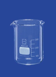 Стакан Lenz 25 мл, низкий, c градуировкой, с носиком, стекло