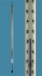 Термометр Amarell на шлифе NS 14,5/23, -10...+250/1°C, глубина погружения 77 мм