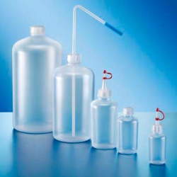 Бутыль Kautex узкогорлая 50 мл, LDPE, круглая с высокими плечами, Ø 18 мм, естественный цвет, без крышки