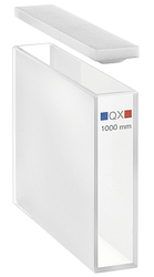 Кювета абсорбционная Hellma 100-QX кварцевая, оптический путь 100 мм