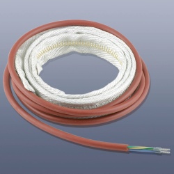 Нагревательная лента SAF (Kletti) KM-HT-PSG, изоляция из PTFE, внутр. металлическая оплетка, макс. температура 260°C, 3,5 м