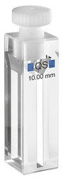 Кювета флуоресцентная Hellma 115F-QS кварцевая, оптический путь 10x2 мм