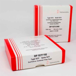 Плотные высокочистые бумажные фильтры Hahnemühle 1574, круглые, Ø 47 мм, для качественного анализа