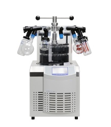 Лиофильная сушка Martin Christ Alpha 1-4 LSCplus, комплект с 2 полками Ø250 мм, запечатывающим устройством и резиновыми кранами