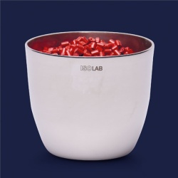 Тигель ISOLAB, средняя форма, Ø 63 х 50 мм, нержавеющая сталь