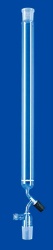 Хроматографическая колонка Lenz 600 мм, 430 мл, NS29/32, с фриттой, PTFE игольчатый кран, боковой отвод GL18, стекло