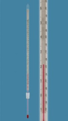 Термометр Amarell на шлифе NS 14,5/23, -10...+150/0,5°C, глубина погружения 77 мм