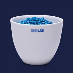 Тигель ISOLAB, средняя форма, Ø 60 х 50 мм, фарфор