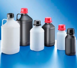 Бутыль Kautex узкогорлая 1000 мл, HDPE, Ø 45 мм, естественный цвет, без крышки, с допуском ООН