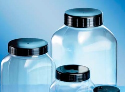 Крышка винтовая Kautex, PP, со вставкой из PE пены, черная, Ø 32 мм, для широкогорлых контейнеров объемом 50 мл